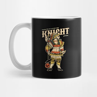 Vintage Character of Playing Card Knight of Clubs Mug